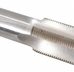 VALUE COLLECTION Straight Flute Tap: M32x2 Metric Fine, 4 Flute, Bottoming Chamfer, High-Speed Steel, Bright/Uncoated Finish JY9036955
