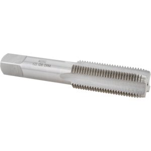 VALUE COLLECTION Straight Flute Tap: M22x2 Metric Fine, 4 Flute, Plug Chamfer, High-Speed Steel, Bright/Uncoated Finish JY9037243