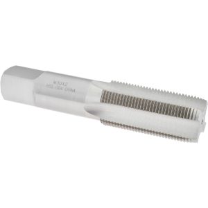 VALUE COLLECTION Straight Flute Tap: M30x2 Metric Fine, 4 Flute, Plug Chamfer, High-Speed Steel, Bright/Uncoated Finish JY9037375