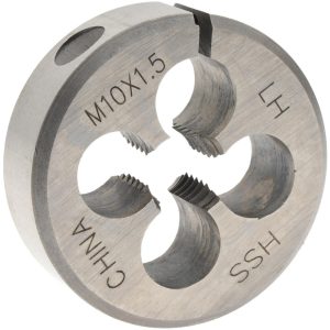 VALUE COLLECTION Round Die: M10x1.5, High Speed Steel 314-4708