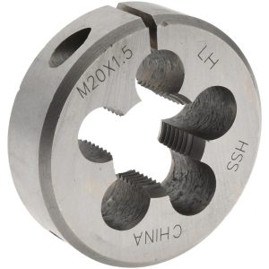VALUE COLLECTION Round Die: M20x1.5, 2" OD, High Speed Steel 314-4758