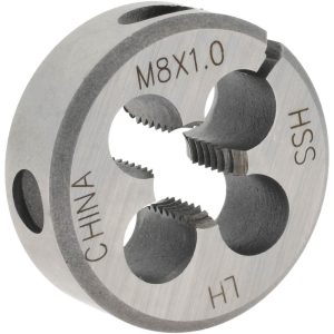 VALUE COLLECTION Round Die: M8x1, 1" OD, High Speed Steel 314-4645