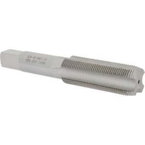 VALUE COLLECTION Straight Flute Tap: 3/4-20 UNEF, 4 Flute, Plug Chamfer, High-Speed Steel, Bright/Uncoated Finish JY9039728