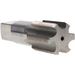 VALUE COLLECTION Straight Flute Tap: 1-1/4-28 UNS, 6 Flute, Bottoming Chamfer, 3B Class of Fit, High-Speed Steel, Bright/Uncoated Finish JY9039942
