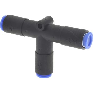 SMC PNEUMATICS Push-to-Connect Push-to-Connect x Push-to-Connect Fitting: Union Tee KCT08-00