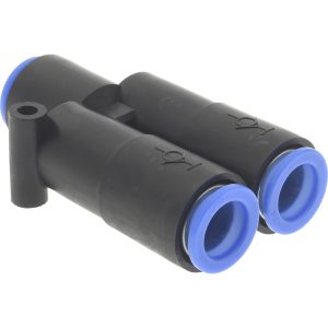 SMC PNEUMATICS Push-to-Connect Push-to-Connect x Push-to-Connect Fitting: Union Y KCU12-00