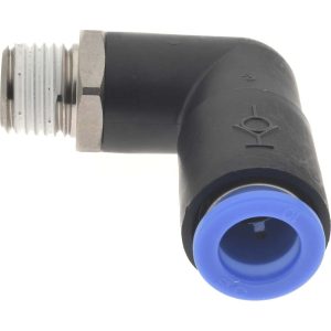 SMC PNEUMATICS Push-to-Connect Push-to-Connect Fitting: Elbow, 10.00 mm OD KCL10-02S