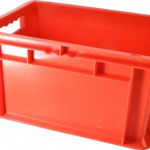 SSI SCHAEFER Polypropylene Storage Tote: 55 lb Capacity EF4220.RD1