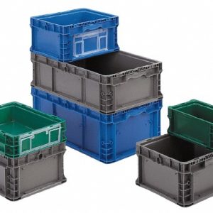 ORBIS Polyethylene Storage Tote: 40 lb Capacity NXO1215-7 GRAY