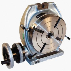 PHASE II 10" Table Dia, Horizontal & Vertical Rotary Machining Table 221-310