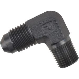 PARKER Steel Flared Tube 90 Deg Male Elbow: 1/4" OD, 37 deg Flared Angle 4 CTX-S