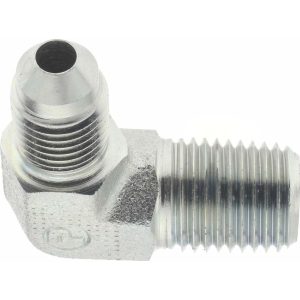PARKER Steel Flared Tube 90 Deg Male Elbow: 1/4" OD, 37 deg Flared Angle 4-4 CTX-S