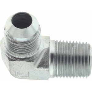 PARKER Steel Flared Tube 90 Deg Male Elbow: 1/2" OD, 37 deg Flared Angle 8-8 CTX-S