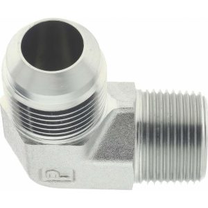PARKER Steel Flared Tube 90 Deg Male Elbow: 3/4" OD, 37 deg Flared Angle 12 CTX-S