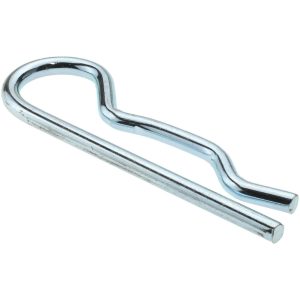 NOVA FASTENERS CO.INC. 1/2 to 5/8" Shaft Diam, 3" Long, 0.162" Wire Diam, Hair Pin Cotter 09109109