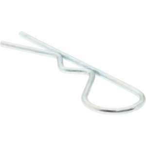 NOVA FASTENERS CO.INC. 1/4 to 3/8" Shaft Diam, 1-9/16" Long, 0.047" Wire Diam, Hair Pin Cotter 09109182