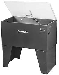GRAYMILLS Parts Washer: Free Standing PL424-A