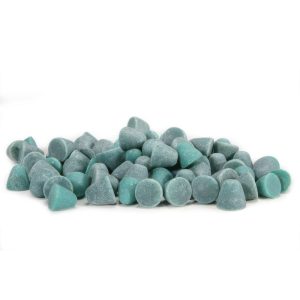 RAYTECH Cone Tumbling Media: Plastic Carrier, 9/16" Long, 9/16" High 41-337