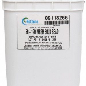 POTTERS INDUSTRIES, LLC Abrasive Blasting Media: Medium Grade, Smooth, Glass Bead 601847