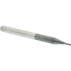ACCUPRO Ball End Mill: 0.0313" Dia, 0.0938" LOC, 4 Flute, Solid Carbide 09137472
