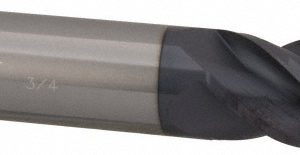 ACCUPRO Ball End Mill: 0.1094" Dia, 0.1875" LOC, 4 Flute, Solid Carbide 62917505