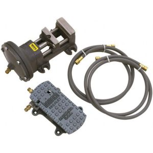 HEINRICH Machine Vise: 4" Jaw Width, Horizontal, Stationary Base 44-Assembly