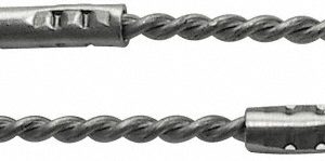 SCHAEFER BRUSH 72" Long, 1/4" NPSM Female, Galvanized Steel Brush Handle Extension 31458