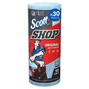SCOTT Shop Towel & Industrial: Virgin, Double Re-Creped Shop Towel 75130