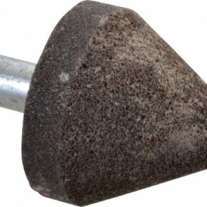 GRIER ABRASIVES 2" Dia 80 Grit 60&deg; Included Angle Center Lap W244L-G-27706