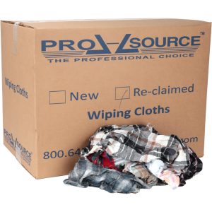 PRO-SOURCE Polishing & Dust Cloth: Reclaimed, Cotton PS-R010-C12-50