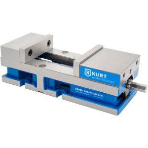 KURT Machine Vise: Single-Station, 6.00" Jaw Width, 4" Jaw Opening, Stationary Base, Precision 3620V
