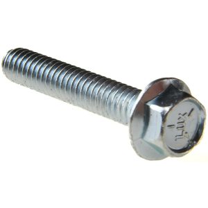 VALUE COLLECTION Serrated Flange Bolt: 1/4-20 UNC, 1-1/2" Length Under Head, Fully Threaded R52001063