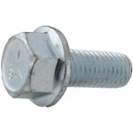 VALUE COLLECTION Serrated Flange Bolt: 1/2-13 UNC, 1-1/4" Length Under Head, Fully Threaded 406324PS