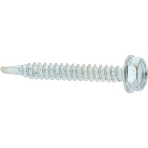 VALUE COLLECTION #10, Hex Washer Head, Hex Drive, 1-1/2" Length Under Head, #3 Point, Self Drilling Screw R52000950