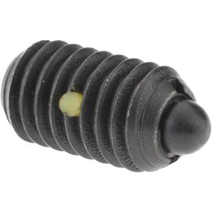 GIBRALTAR Threaded Spring Plunger: 3/8-16, 5/8" Thread Length, 0.186" Dia, 0.11" Projection SW10-6S-PT-G