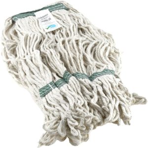PRO-SOURCE Wet Mop Loop: Clamp Jaw, Small, White Mop, Cotton 09246323