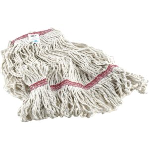 PRO-SOURCE Wet Mop Loop: Clamp Jaw, X-Large, White Mop, Cotton 09246364