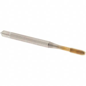 OSG Thread Forming Tap: #4-40 UNC, Modified Bottoming Chamfer, Cobalt, TiN Finish 1400105205