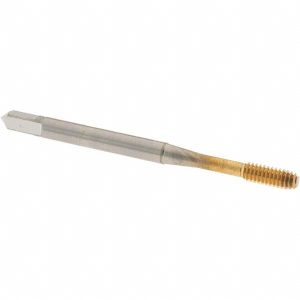 OSG Thread Forming Tap: #5-40 UNC, 2B Class of Fit, Modified Bottoming Chamfer, Cobalt, TiN Finish 1400107905