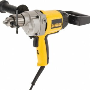 DEWALT Electric Drill: 1/2" Keyed Chuck, Spade, 550 RPM DW130V