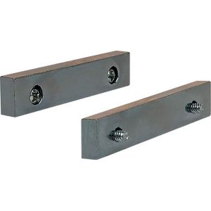 PANAVISE Vise Jaw: 2.50" Wide, 1/2" High, 0.2500" Thick, Flat 353