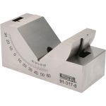 SPI 3-3/4 Inch Long x 1-3/4 Inch Wide x 2 Inch High, Tool Steel, 0 to 60&deg; Adjustable Angle Block 91-317-8