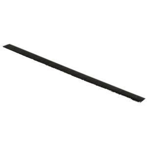PRO-SOURCE 3/16" Back Strip Brush Width, Metal Black Nylon Strip Brush MB400436
