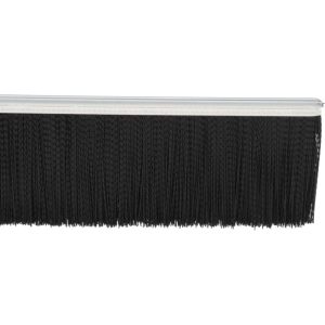 PRO-SOURCE 5/16" Back Strip Brush Width, Metal Black Nylon Strip Brush MB700836