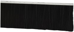 PRO-SOURCE 5/16" Back Strip Brush Width, Metal Black Nylon Strip Brush MB701236