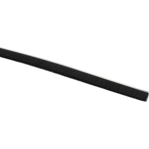 PRO-SOURCE 5/16" Back Strip Brush Width, Metal Black Nylon Strip Brush MB700672