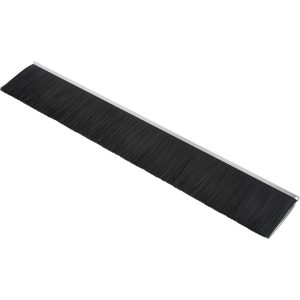 PRO-SOURCE 1/2" Back Strip Brush Width, Metal Black Nylon Strip Brush MB100836