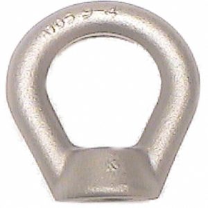 KEN FORGING INC. 10,000 Lb Capacity, M20x2.5 Thread, Carbon Steel Heavy Duty Lifting Eye Nut EN-M20