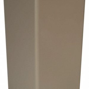 RUBBERMAID Untouchable 50 Gal Square Container, Gray FG395900GRAY
