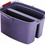 RUBBERMAID 19 Qt Plastic Double Pail FG262888GRAY